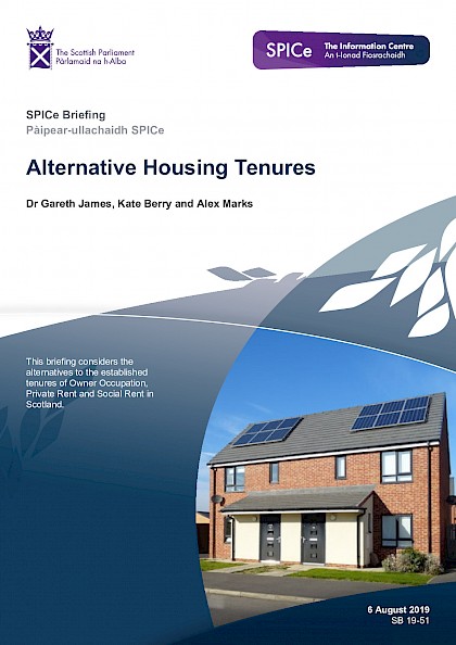 Alternative Housing Tenures