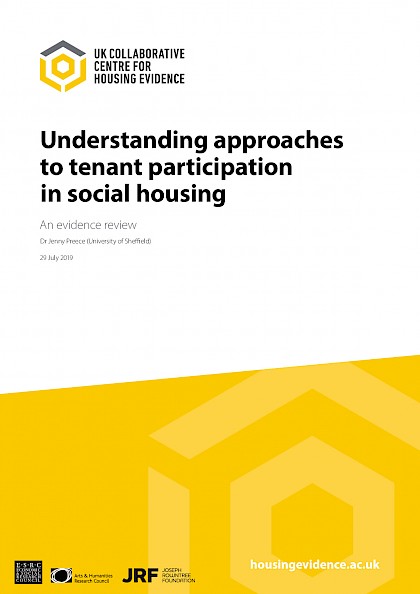 Understanding the approaches to tenant participation in social house: evidence review