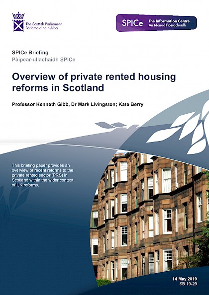 Overview of Private Rented Housing Reforms in Scotland