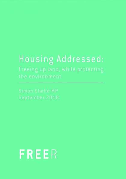 Housing Addressed, Freeing up land, while protecting the environment.