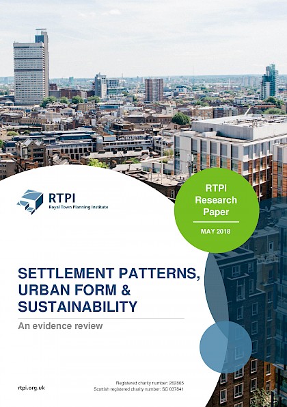 Settlement Patterns, urban form & sustainability