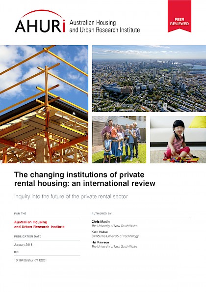 An international review of the changing institutions of private rental housing.