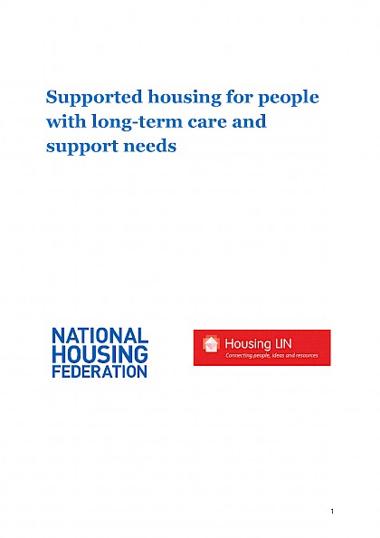 Ensuring the delivery of supported housing for people with long-term care and support needs