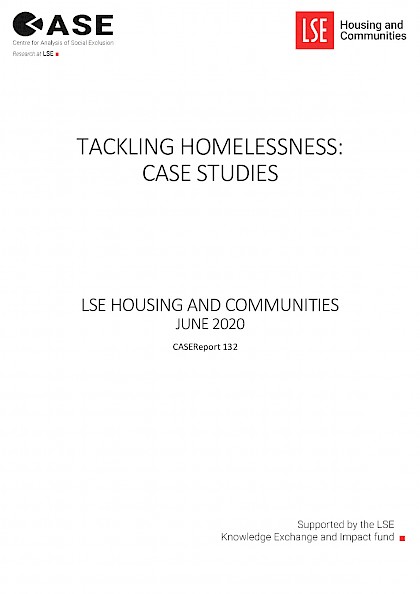 Tackling Homelessness: Case Studies