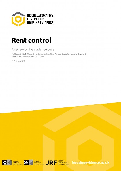 Rent control: a review of the evidence base