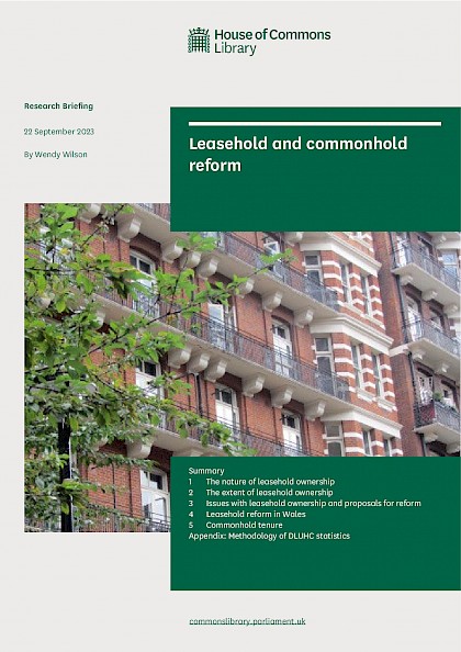Leasehold and commonhold reform