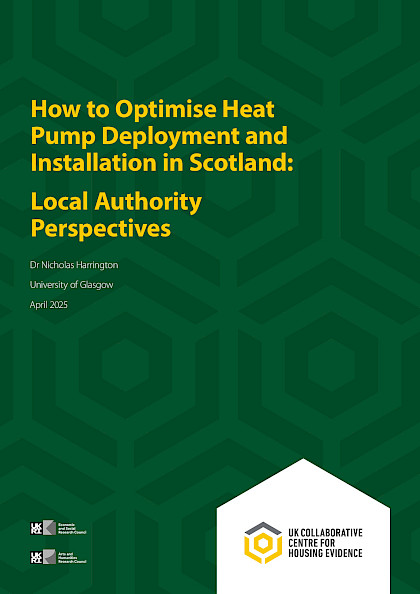 How to optimise heat pump deployment and installation in Scotland: local authority perspectives