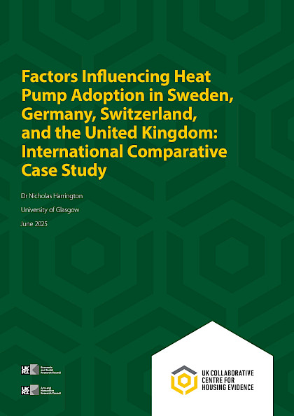 Factors Influencing Heat Pump Adoption in Sweden, Germany, Switzerland, and the United Kingdom: International Comparative Case Study