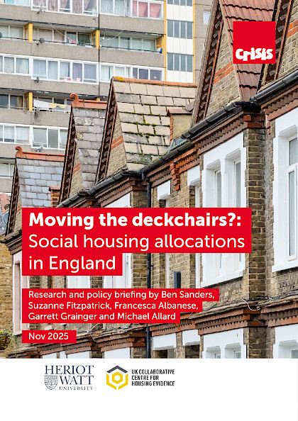 Moving the deckchairs?: Social housing allocations in England